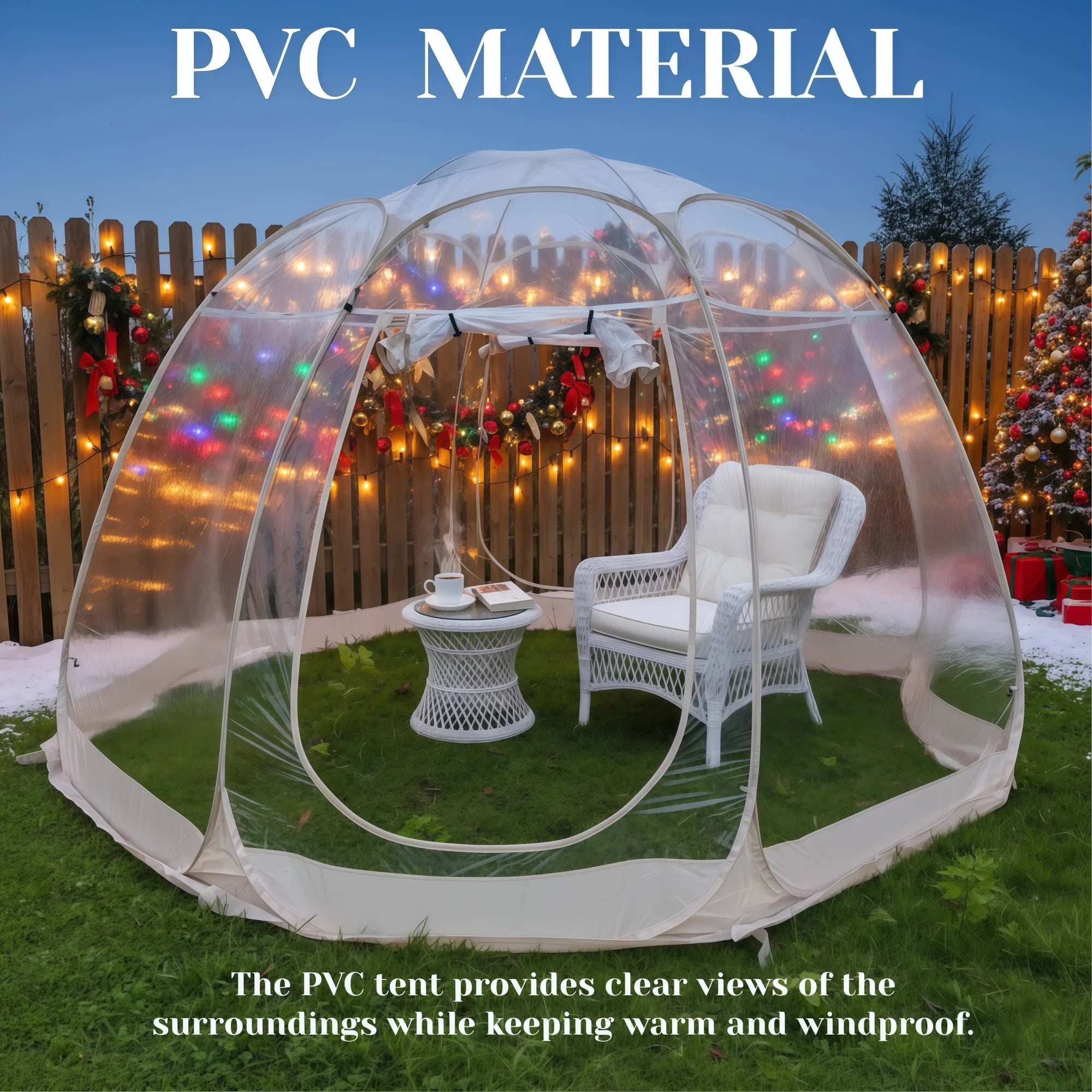 Pop-Up Bubble Tent Weatherproof Outdoor Igloo
