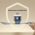 Home Portable Ceiling Fan 3 Speed With Night Light Outdoor Air Cooling Camping Tent Rechargeable 12000mAh