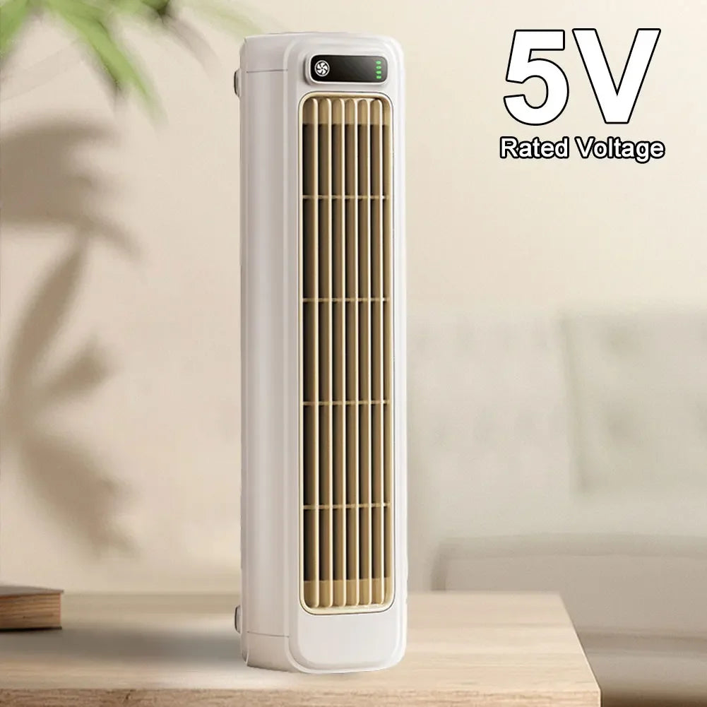 Portable Air Cooler Fan 3-Speed USB Rechargeable Quiet Cooling