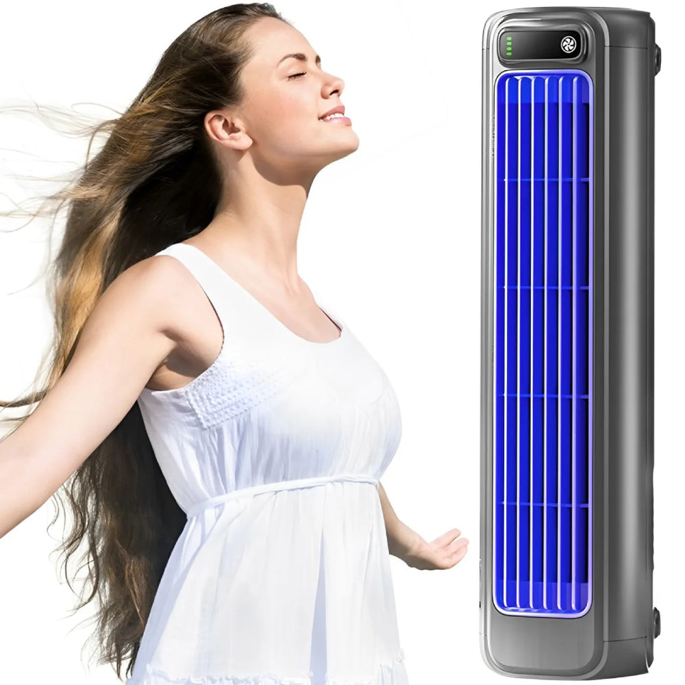 Portable Air Cooler Fan 3-Speed USB Rechargeable Quiet Cooling