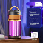 Portable Mosquito Zapper USB Rechargeable Mozzie Trap Indoors Outdoors