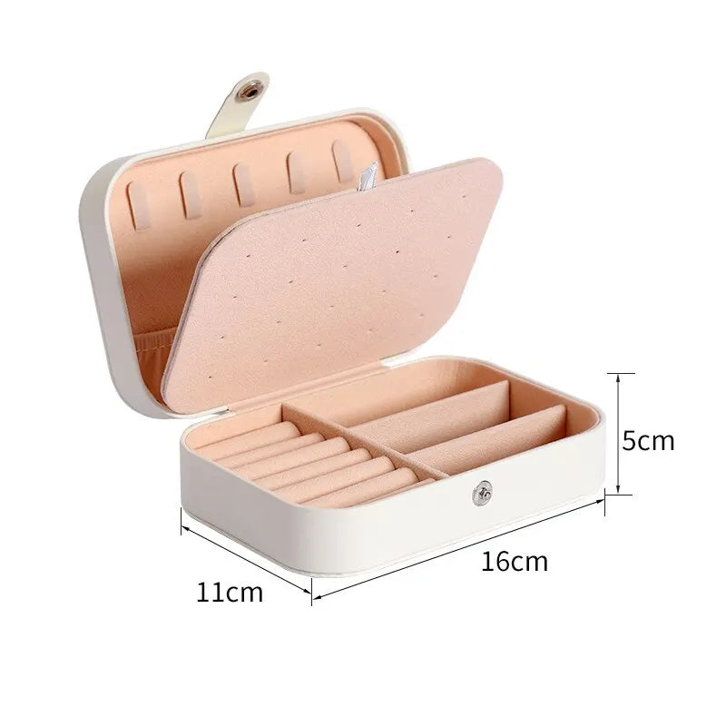 Travel Jewellery Box Storage Beauty Case Portable Organiser