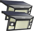Two solar-powered outdoor lights sold as a pack multi bundle