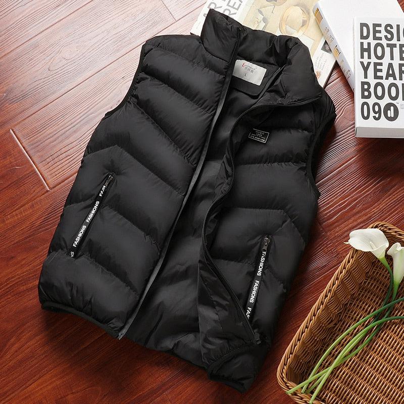 Puffer Vest - Warm Sleeveless Jacket Winter Outwear Plus Extra Large Sizes