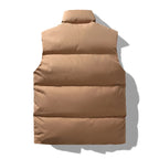 Puffer Vest Fleece Sleeveless Jacket Outwear Plus Sizes