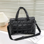 Shoulder Handbag Puffer Tote Space-Padded Large Capacity