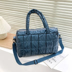 Shoulder Handbag Puffer Tote Space-Padded Large Capacity