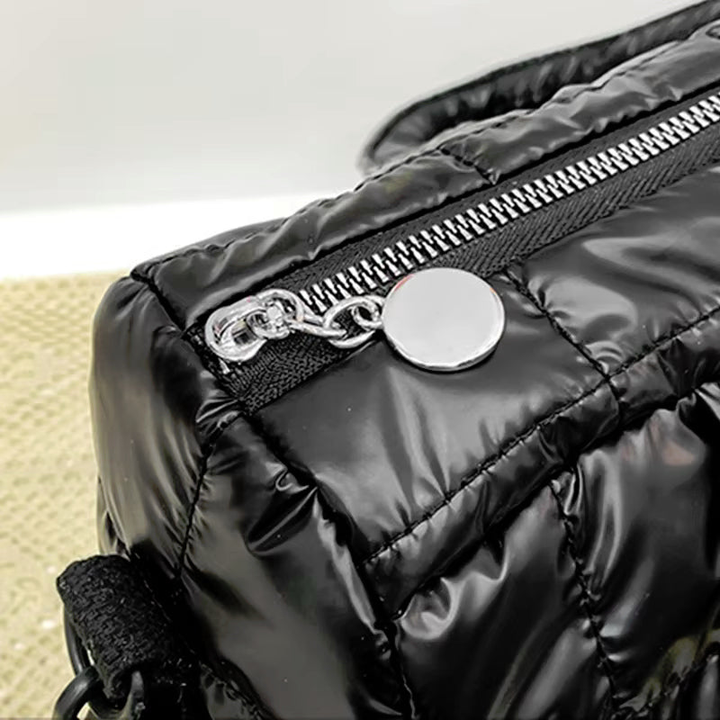 Shoulder Handbag Puffer Tote Space-Padded Large Capacity