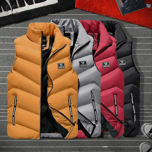 Puffer Vest - Warm Sleeveless Jacket Winter Outwear Plus Extra Large Sizes