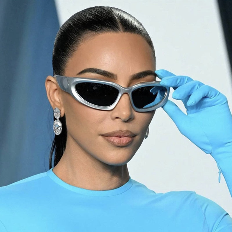 Punk Y2K Wrap-Around Unisex Sunglasses
