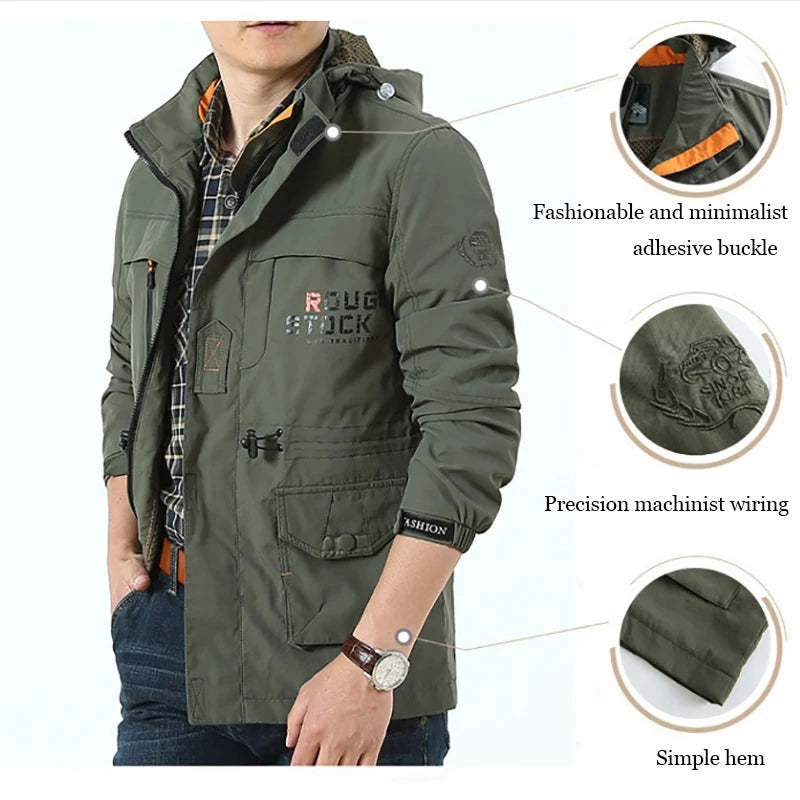 Men's Jacket Sports Coat Windbreaker Outwear