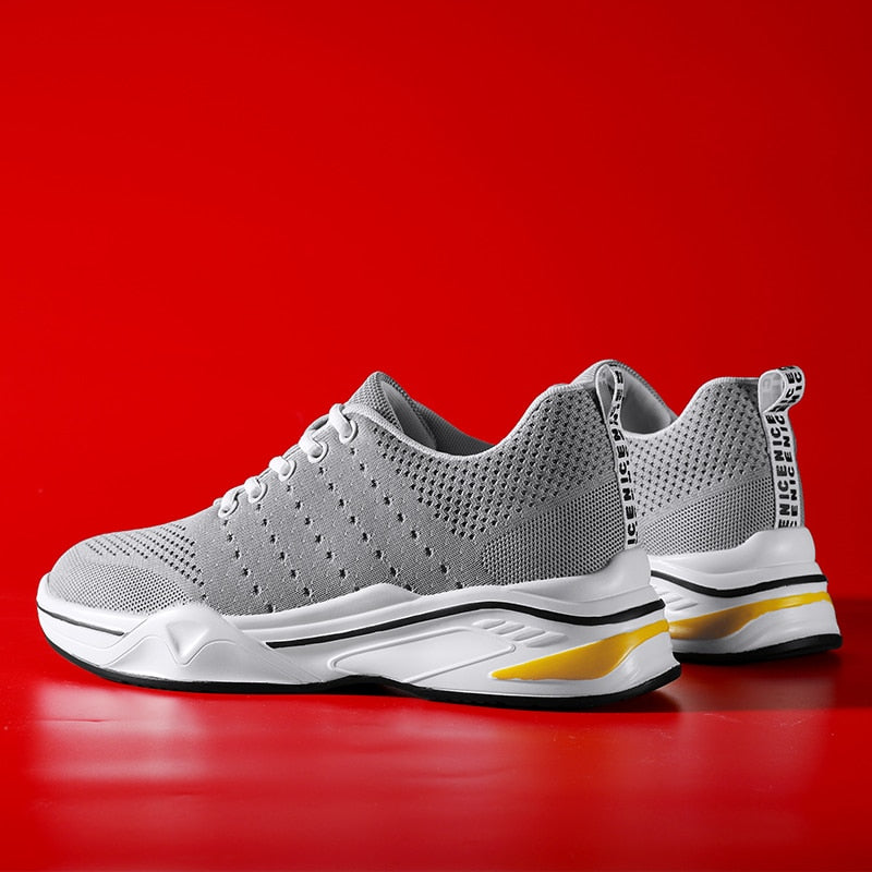 Elevator AirMesh Sneakers Tall Platform Shoes - Instantly Boost Height 8cm