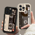 Retro Mix Tape Cassette iPhone Case Old School Shockproof Cover