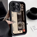 Retro Mix Tape Cassette iPhone Case Old School Shockproof Cover