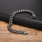 Retro Chunky Cuban Chain Vintage Thick Bracelet