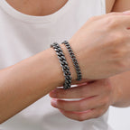 Retro Chunky Cuban Chain Vintage Thick Bracelet
