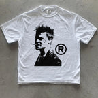 Retro "Fight Club" Movie T-shirt Tyler Durden