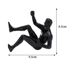 6pcs/set Rock Climbing Resin Wall Hanging Decoration Sculpture Ornaments