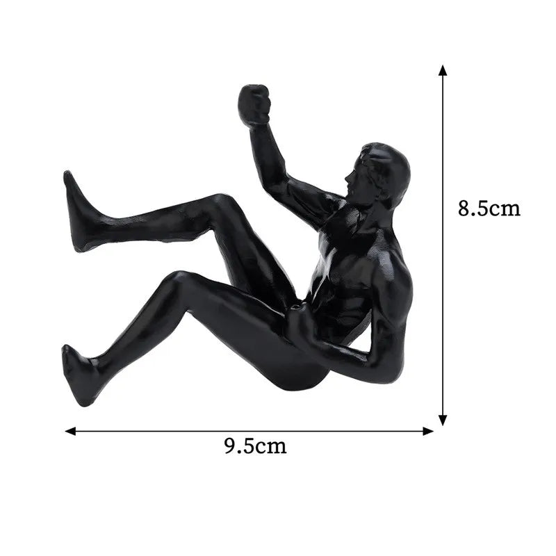 6pcs/set Rock Climbing Resin Wall Hanging Decoration Sculpture Ornaments