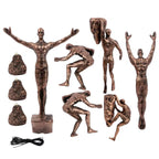 6pcs/set Rock Climbing Resin Wall Hanging Decoration Sculpture Ornaments
