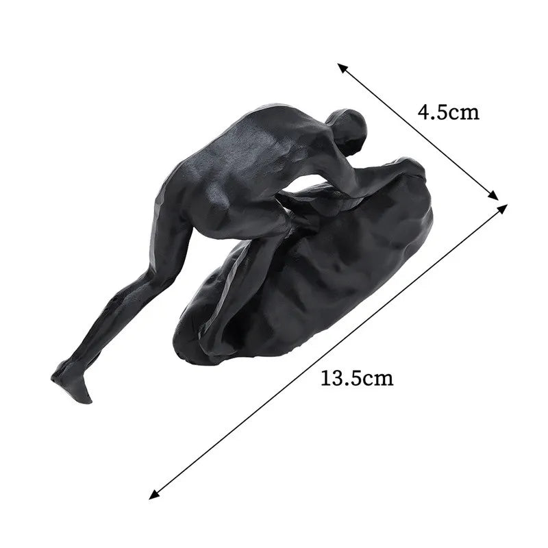 6pcs/set Rock Climbing Resin Wall Hanging Decoration Sculpture Ornaments