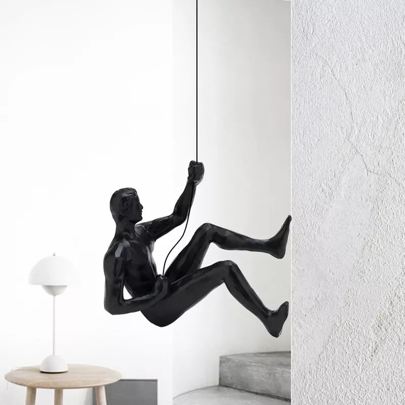 6pcs/set Rock Climbing Resin Wall Hanging Decoration Sculpture Ornaments