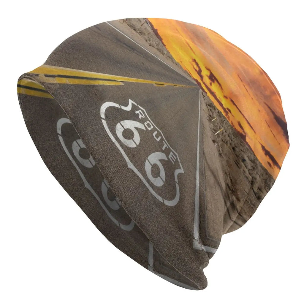Route 66 America Road Vintage Beanie Skullies Hats
