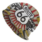 Route 66 America Road Vintage Beanie Skullies Hats
