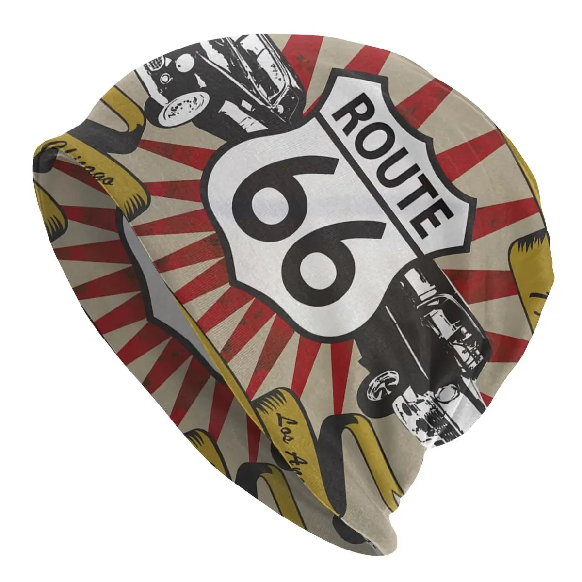 Route 66 America Road Vintage Beanie Skullies Hats