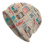 Route 66 America Road Vintage Beanie Skullies Hats