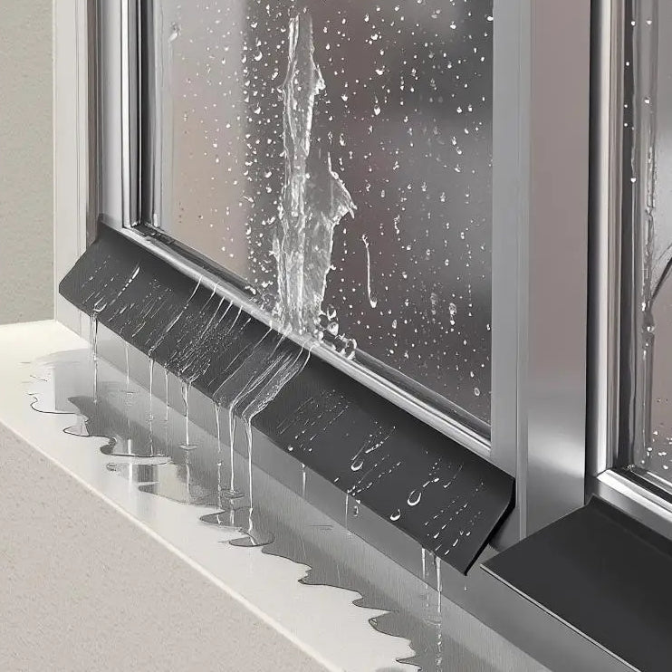 Door Weatherstrip Rain Guard | Water Deflector Flashing Shield For Glass Windows Balcony Sliding Doors 1m