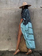 Beach Wrap Bikini Swimwear Cover Up Kimono-Style Resort Wear Sarong