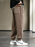 Baggy Corduroy Retro Streetwear Loose Harem Pants Plus Sizes
