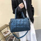 Shoulder Handbag Puffer Tote Space-Padded Large Capacity