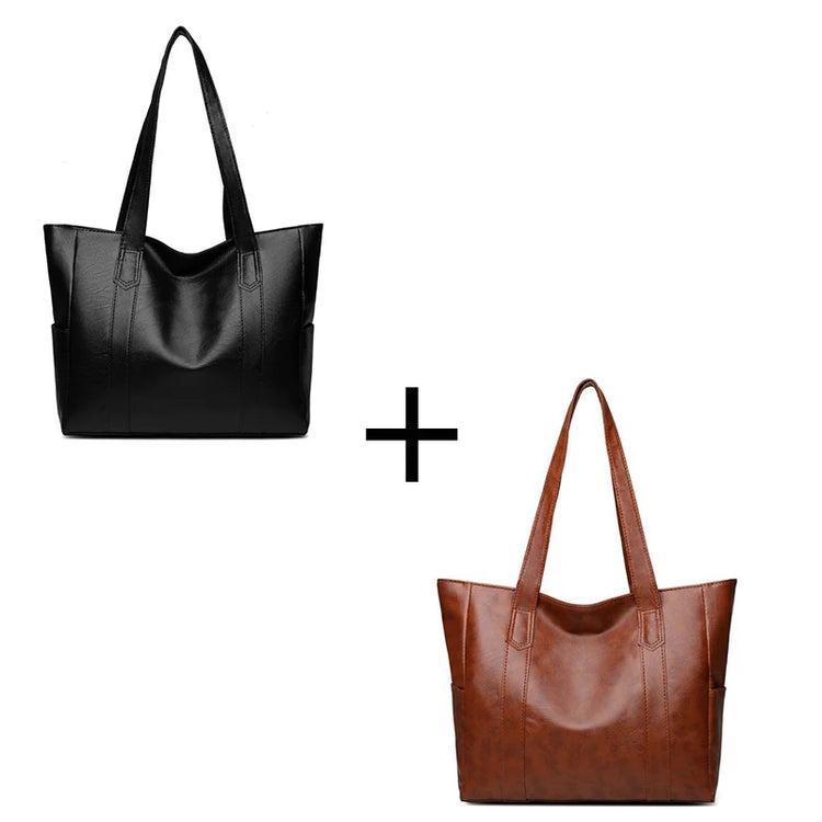 Vintage Large Capacity Classic Tote Handbag Retro Shoulder Bag-Keep Melbourne Marvellous Official Store