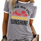 "Bring On The Sunshine" Women's Sun Loving T-shirt