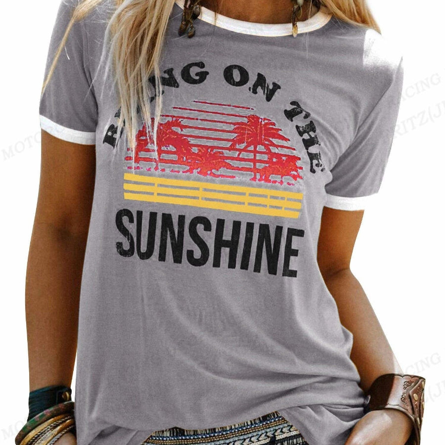 "Bring On The Sunshine" Women's Sun Loving T-shirt