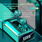 Wireless Earphones With Pop-Out Magnetic Charging Case v5.3 Earbuds Headset Headphones