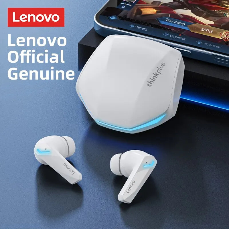 Wireless Earbuds Sharkfin Design Lenovo Bluetooth Headphones