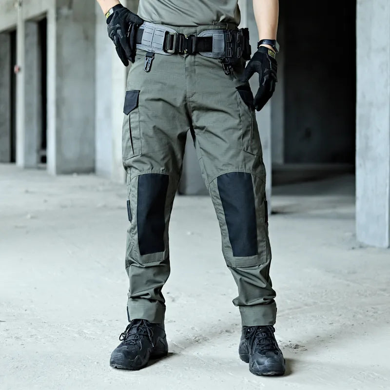 Tactical Cargo Pants Work PPE Reinforced Wear-Resistant Knee Padding