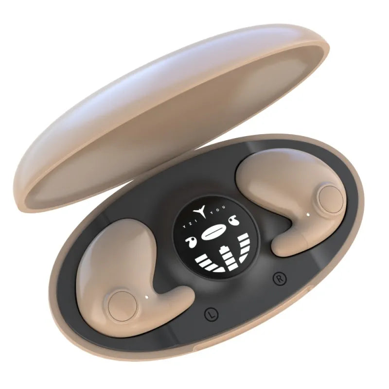 Ergonomic Hidden Discreet Headphones Thin Comfortable Invisible Earbuds Wireless Headset