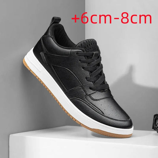 Elevator Sneakers Boost Your Height 8cm Height-Increasing Insoles Skateboard Platform Casual Tall Sports Shoes