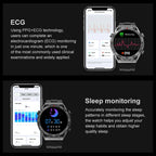 Smartwatch GPS Compass NFC ECG+PPG Health Fitness Tracker Heart Monitor Bluetooth Calling