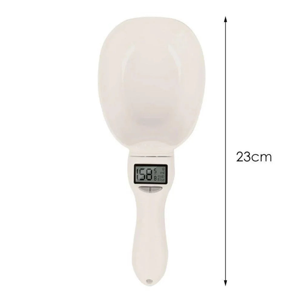 Pet Food Scoop With Digital Weighing Reader Scales Screen