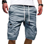Cargo Shorts Summer Beach Streetwear With Drawstring Men's Comfortable