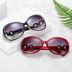 Oversized Women's Oval Round Sunglasses