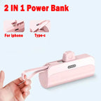 Fast Charger Mini Power Bank Mobile Phone Pocket Battery