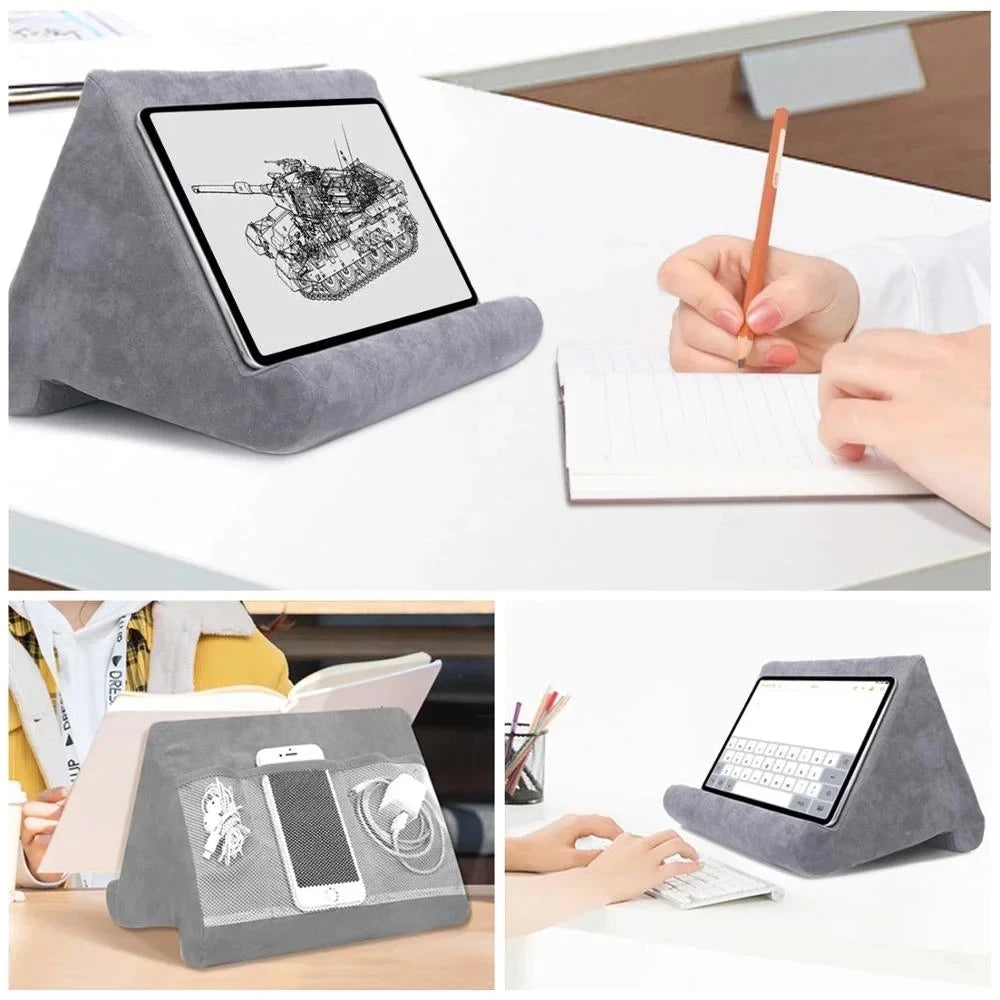 Pillow Netflix Watching Tablet Holder for iPad Samsung Mobile Phone Dock Cushion Reading Support Stand