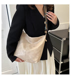 Shoulder Bag Large Capacity Crossbody Women's Handbag With Geometric Strap