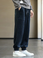Baggy Corduroy Retro Streetwear Loose Harem Pants Plus Sizes